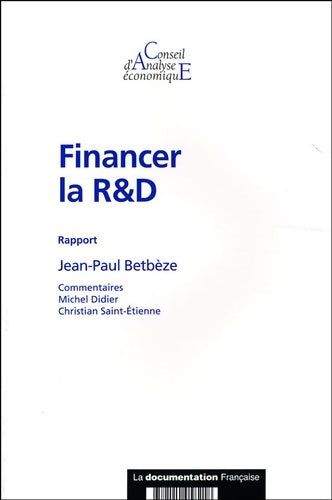 Livrenpoche : Financer la R&D - Jean-Paul Betbèze - Livre