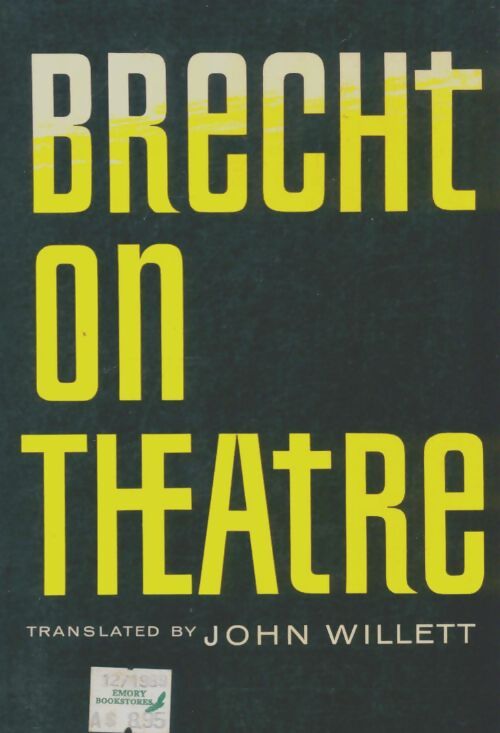 Livrenpoche : Brecht on théâtre - John Willet - Livre