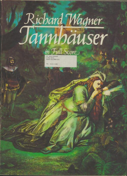 Livrenpoche : Tannhauser in full score - Richard Wagner - Livre