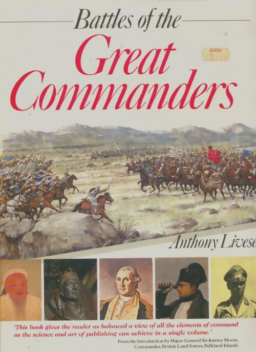 Livrenpoche : Battles of the great commanders - Anthony Livesey - Livre