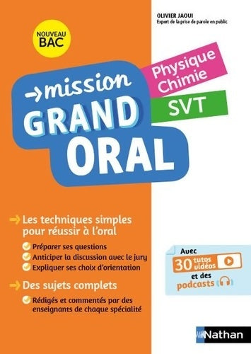 Livrenpoche : Mission Grand oral - Physique Chimie / SVT - Terminale - Bac 2025 - épreuve finale Terminale Grand oral - Nicolas Coppens - Livre