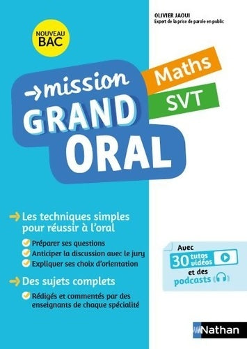 Livrenpoche : Mission Grand oral - Maths / SVT - Terminale - Bac 2025 - épreuve finale Terminale Grand oral - Nicolas Coppens - Livre