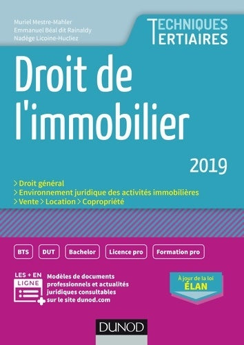 Livrenpoche : Droit de l'immobilier - Muriel Mestre-Mahler - Livre