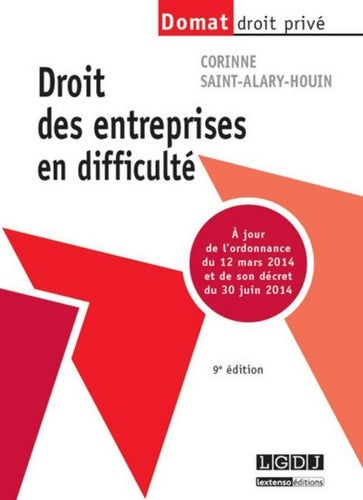 Livrenpoche : Droit des entreprises en difficulté 9ème Ed. - Corinne Saint Alary Houin - Livre