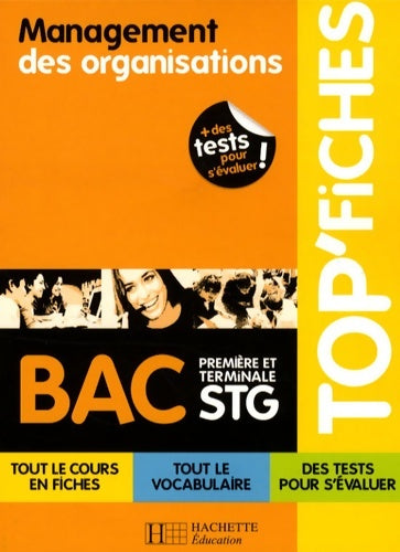Livrenpoche : Management des organisations Bac STG - Sylvie Baron - Livre