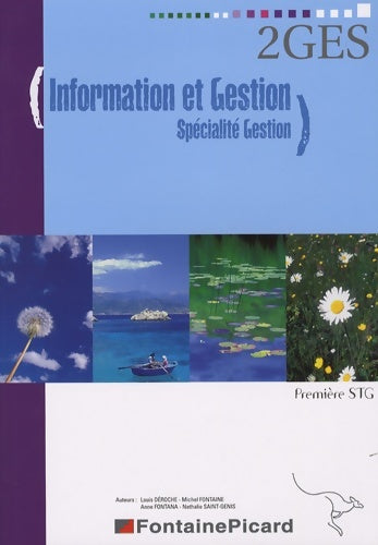 Livrenpoche : Information et gestion 1e STG spécialité gestion - Deroche - Livre
