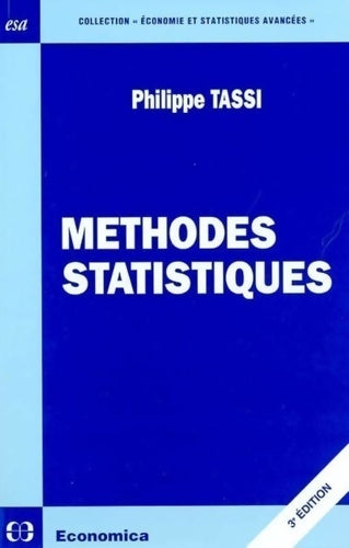 Livrenpoche : Méthodes statistiques - Philippe Tassi - Livre