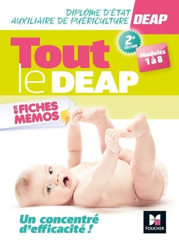 Livrenpoche : Tout le DEAP en fiches mémos - Diplôme état Auxiliaire de Puériculture - Révision - Kamel Abbadi - Livre