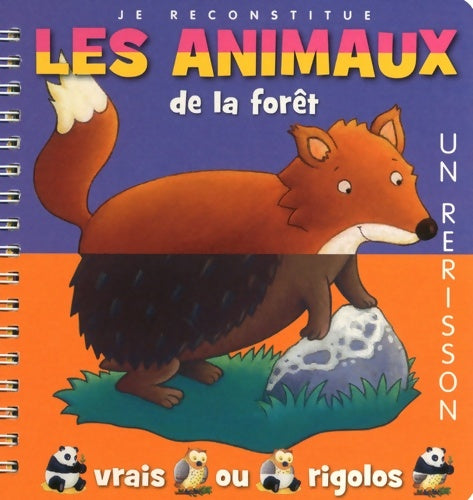 Livrenpoche : Les animaux de la forêt - Je reconstitue - Jack Delaroche - Livre
