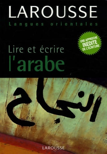 Livrenpoche : Lire et écrire l'arabe - Rachid Belmouhoub - Livre