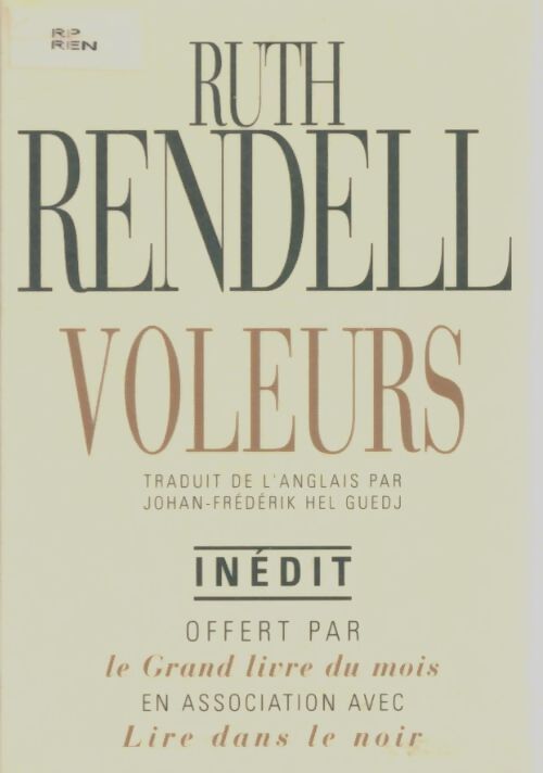 Livrenpoche : Voleurs - Ruth Rendell - Livre