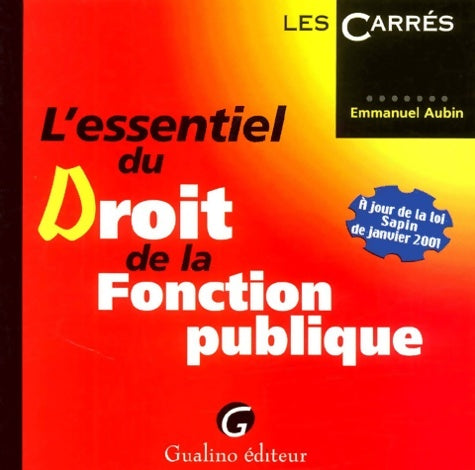 Livrenpoche : L'essentiel sur la fonction publique - Rouault - Livre