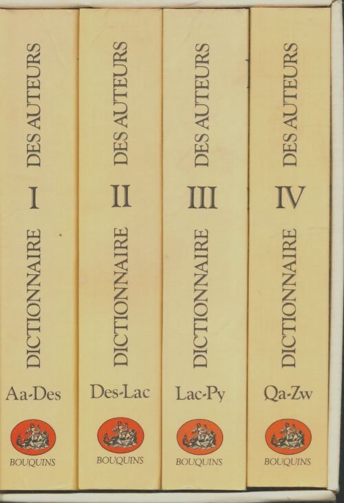 Livrenpoche : Dictionnaire des auteurs (coffret 4 volumes) - Collectif - Livre
