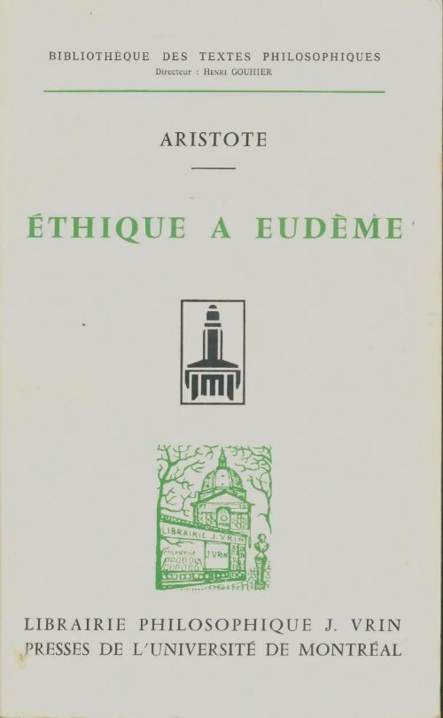 Livrenpoche : Ethique à Eudème - Aristote - Livre