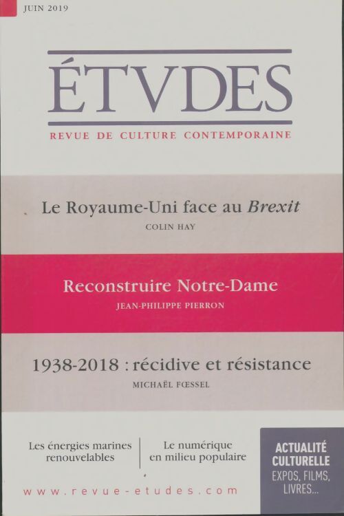 Livrenpoche : Études n°4261 - Collectif - Livre