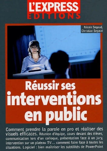 Livrenpoche : réussir INTERVENTIONS PUBLIC - Nicole Segaud - Livre