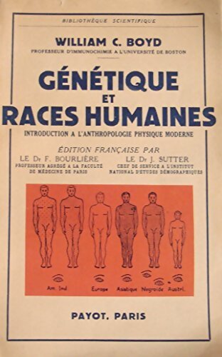Livrenpoche : Génétique et races humaines - William C Boyd - Livre