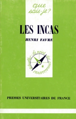 Livrenpoche : Les Incas 7e édition - Henri Favré - Livre