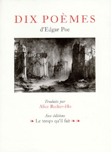 Livrenpoche : Dix poèmes - Edgar Allan Poe - Livre