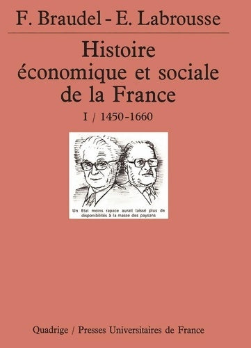 Livrenpoche : Histoire économique et sociale de la France Tome I : 1450-1660 - Ernest Labrousse - Livre