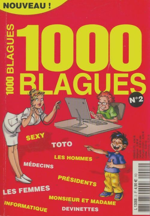 Livrenpoche : 1000 blagues n°2 - Collectif - Livre