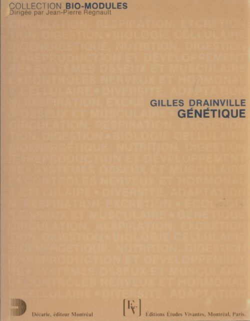 Livrenpoche : Génétique - Gilles Drainville - Livre