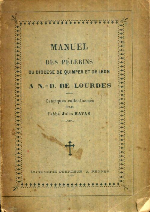 Livrenpoche : Manuel des pèlerins du diocèse de Quimper et de Léon - Jules Havas - Livre