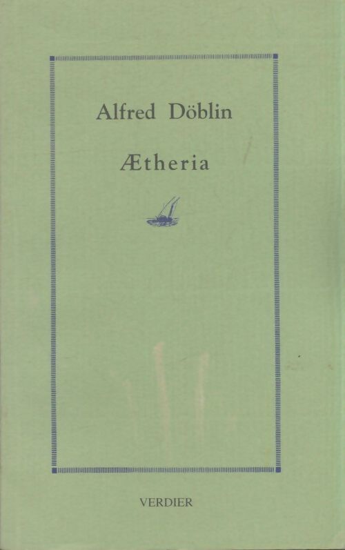 Livrenpoche : Aetheria - Alfred Döblin - Livre