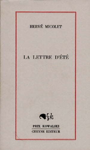 Livrenpoche : La lettre d'été - Hervé Micolet - Livre