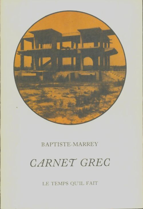 Livrenpoche : Carnet grec - Baptiste-Marrey - Livre