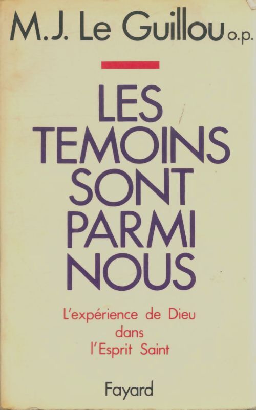 Livrenpoche : Les témoins sont parmi nous - Marie-Joseph Le Guillou - Livre