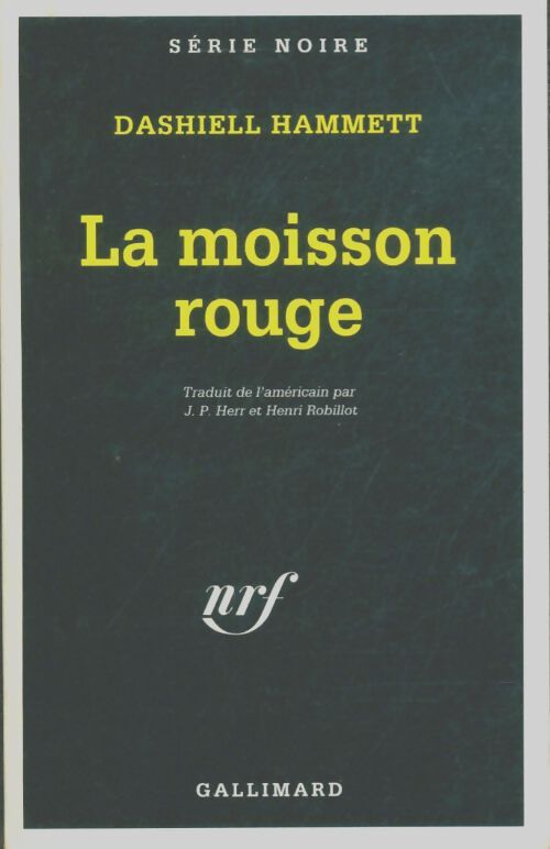 Livrenpoche : La moisson rouge - Dashiell Hammett - Livre