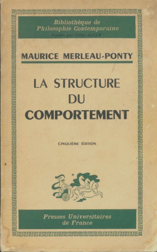 Livrenpoche : La Structure du comportement - Maurice Merleau-Ponty - Livre