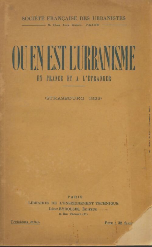 Livrenpoche : Où en est l'urbanisme en France et à l'étranger - Collectif - Livre