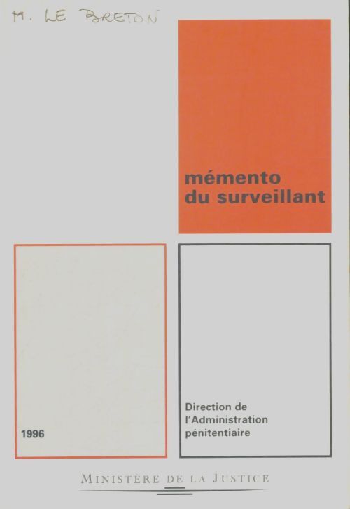 Livrenpoche : Mémento du surveillant - Collectif - Livre