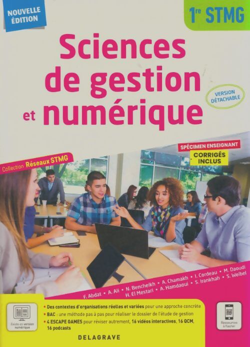 Livrenpoche : Sciences de gestion et numérique Première stmg - Collectif - Livre
