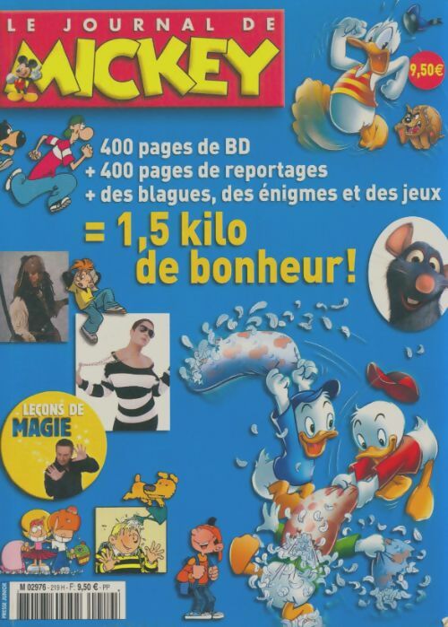 Livrenpoche : Album du journal de mickey n°219 - Collectif - Livre