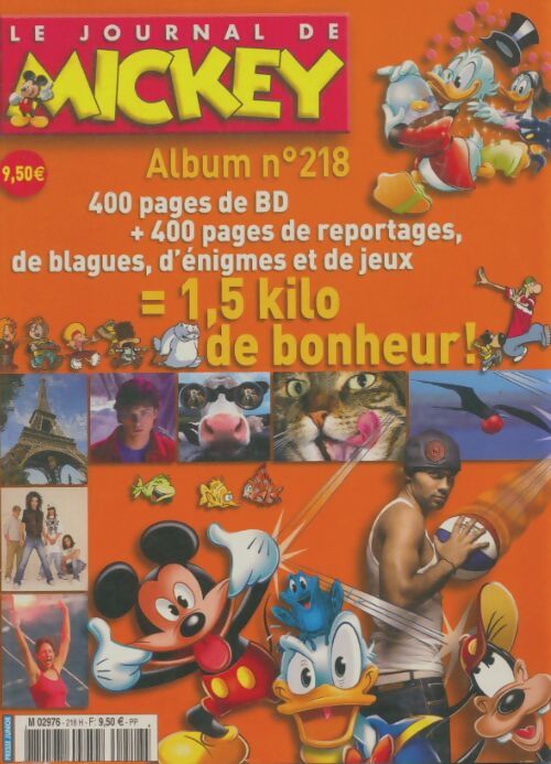 Livrenpoche : Album du journal de mickey n°218 - Collectif - Livre