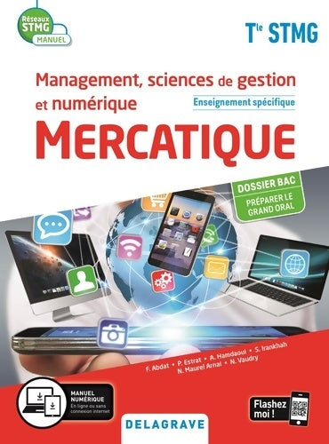 Livrenpoche : Management Sciences de gestion et numérique - Mercatique enseignement spécifique Terminale STMG . Manuel élève - Pascal Estrat - Livre