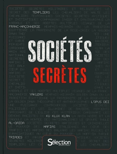 Livrenpoche : Sociétés secrètes - Collectif - Livre