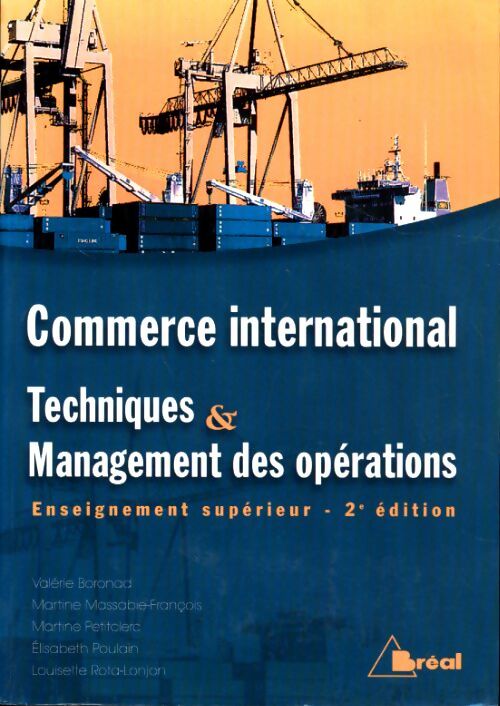 Livrenpoche : Technique et management des opérations - Boronad - Livre
