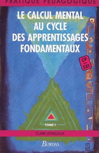 Livrenpoche : LE CALCUL MENTAL CYCLE 2 - Lethielleux - Livre