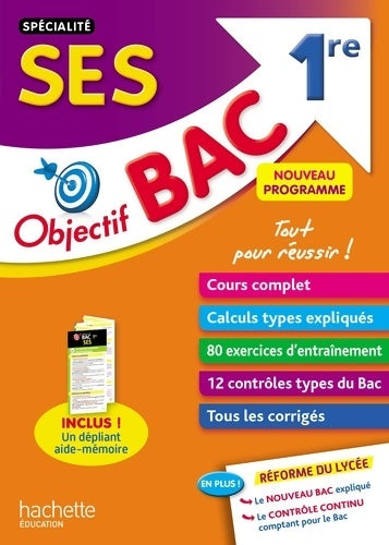 Livrenpoche : Objectif Bac - spécialité SES 1ère - Alexandre Femenia - Livre