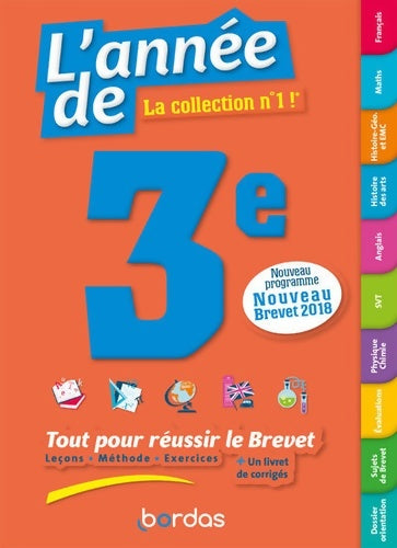 Livrenpoche : L'Année de 3e Brevet Tout pour réussir - Collectif - Livre