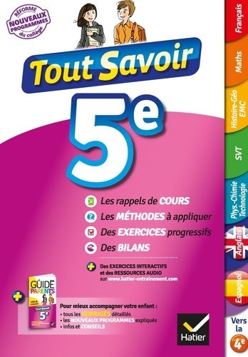 Livrenpoche : Tout savoir 5e Nouveau programme - Tout en un : Pour réviser dans toutes les matières - Marjorie Champetier - Livre