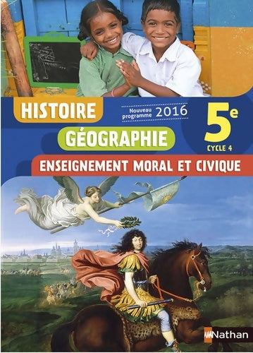 Livrenpoche : Histoire-Géographie-EMC 5e - Nouveau programme 2016 - Lisa Adamski - Livre