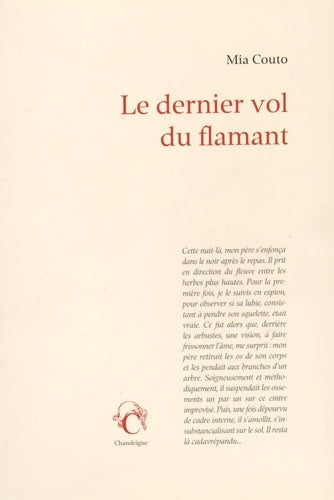 Livrenpoche : Le Dernier vol du flamant - Mia Couto - Livre