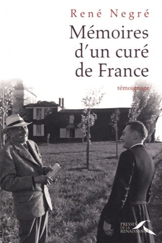 Livrenpoche : Mémoires d'un curé de France - René Negré - Livre