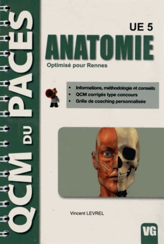 Livrenpoche : Anatomie UE 5 : Optimisé pour Rennes - Vincent Levrel - Livre