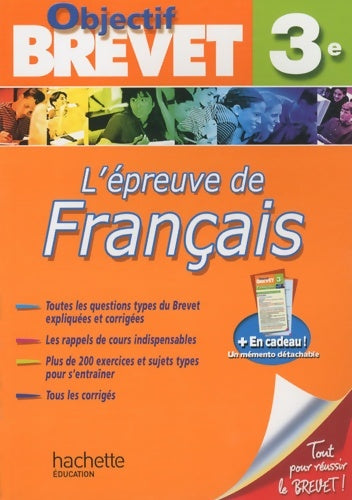 Livrenpoche : L'épreuve de français 3e - Isabelle De Lisle - Livre
